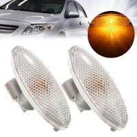 2pcs 12V Amber Fender Side Marker Turn Signal Light 81730-0D032 For Toyota Corolla Camry Yaris RAV4 Auris