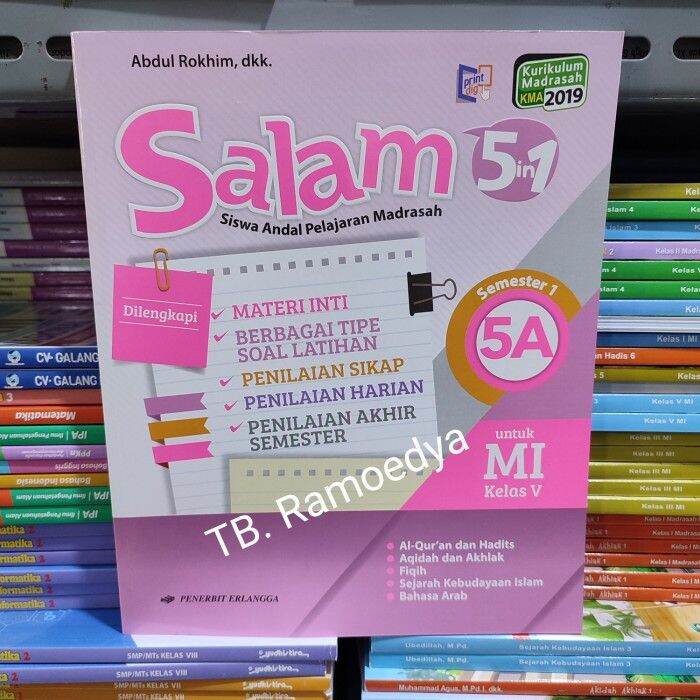 Buku Salam Jilid A Semester Untuk Mi Kelas Erlangga Lazada Indonesia