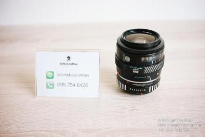 เลนส์มือหมุน Minolta 35 – 70mm F4.0 Macro (ใส่กล้อง Olympus เเละ Panasonic Mirrorless ได้ทุกรุ่น) Serial 22213943 Made in japan