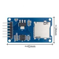 【Hot-Selling】 Azam Sons 1ชิ้น SD Mini ที่อ่านทีเอฟ SPI ช่วงพร้อมชิปตัวแปลงสำหรับ Arduino