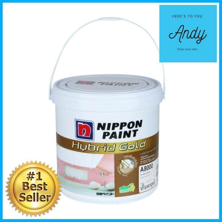 สีน้ำทาภายใน NIPPON PAINT HYBRID GOLD PEARL WHITE 3.8 ลิตรWATERBASED