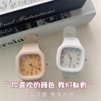 2022 new watch female ins style middle and high school students fashion niche square forest style small fresh electronic watch