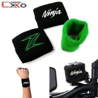 ✤✧✥ Green ZNinja Embroidery Front Brake Fluid Reservoir Cup Sock For Kawasaki Ninja650 ZX6R 1000SX ZX10R Z650 Z750 Z900 Z900RS Z1000