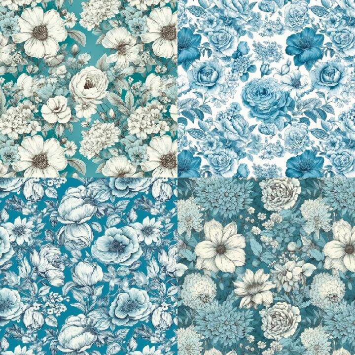 24-sheets-6-x6-blue-style-floral-scrapbook-paper-scrapbooking-patterned-paper-diy-craft-background-paper-art-handmade-crafts