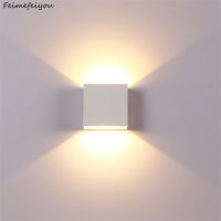 wall light lamps outdoor lighting 6W lampada LED Aluminium rail project Square LED lamp bedside lights bedroom wall decor arts