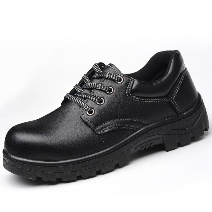 รองเท้าผู้ชายความปลอดภัยรองเท้าแรงงานขนาดใหญ่รองเท้าแตะแผ่นเหล็กก่อสร้างฤดูร้อนรองเท้าทำงาน