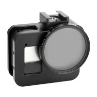 Metal Protective Frame Case for GoPro Hero 8 Black with Charging Directly and Base Adapter