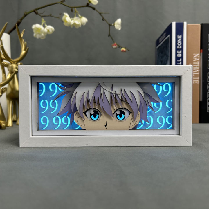 Anime Paper cut light box template Digital SVG Fil... - Deer store