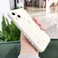 ZF เคสโทรศัพท์ดอกเดซี่ธรรมดาสำหรับ iPhone 14 13 12 11 Pro Mini X XR XS Max SE2020 8 7 Plus 6 6S Plus