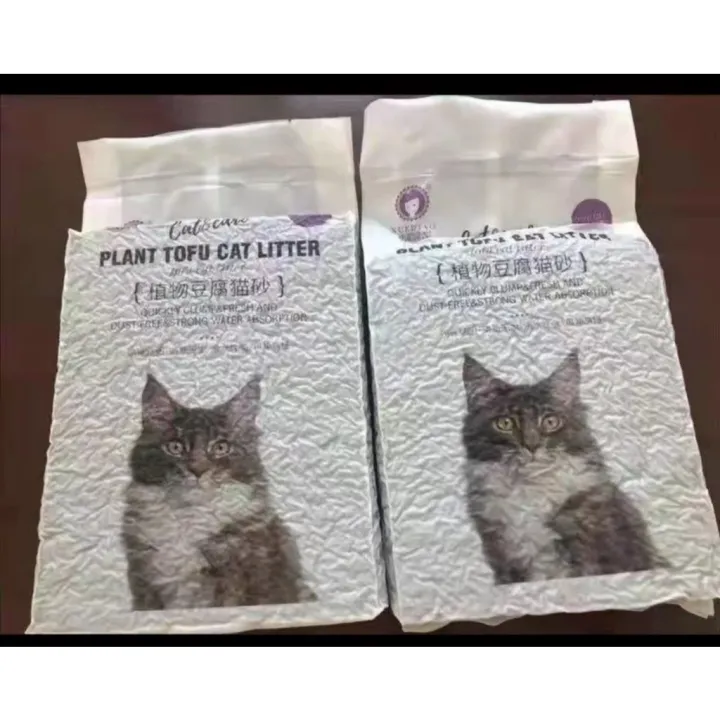 [Ready Stock] cat care plant tofu cat litter water absorption 6L 1.8kg