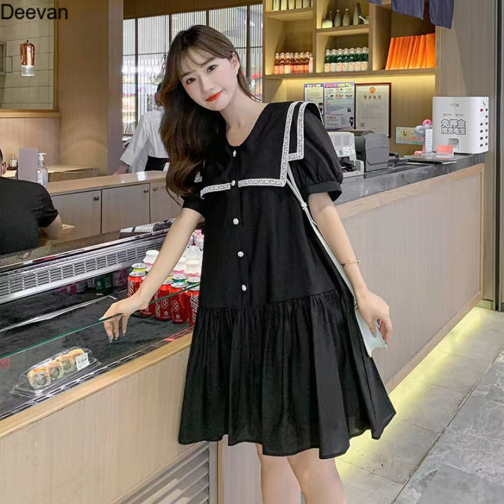 Deevan 1591774321 Đầm babydoll nữ Bigsize Váy babydoll dáng suông ...