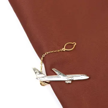 Aircraft Cufflinks Wedding, Fashion Metal Clip Tie Pin