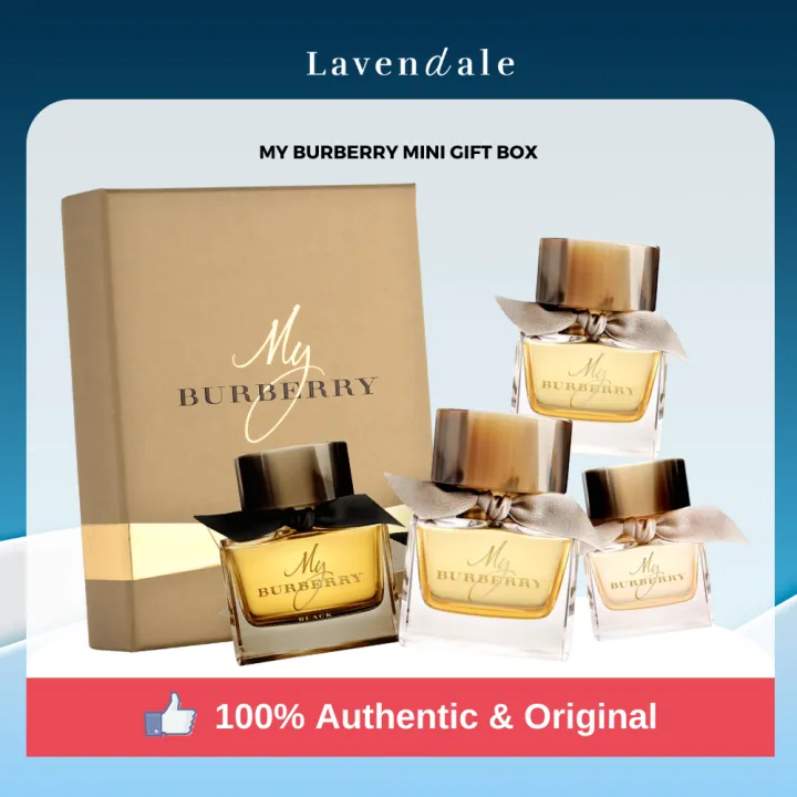 Travel Gift Set] My Burberry Miniature Fragrance Collection 4 x 5ML- 1 x My  Burberry EDT,