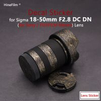 2023 Sigma สติ๊กเกอร์ติดบนตัวเครื่องเลนส์ E / X 18-50 F2.8สำหรับซิกม่า18-50มม. สติกเกอร์เลนส์ DN DC F2.8ฟิล์มป้องกันรอยขีดข่วน