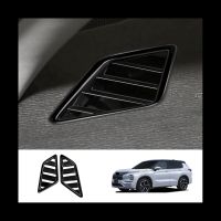 ❄ For Mitsubishi Outlander 2022 2023 Bright Black Front Dashboard Air Vent Trim Cover Frame Sticker Car Styling RHD