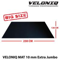 VELONIQ Mat Extra Jumbo Black 10 mm แผ่นรองเอนกประสงค์สำหรับเทรนเนอร์จักรยานและเครื่องออกกำลังกาย