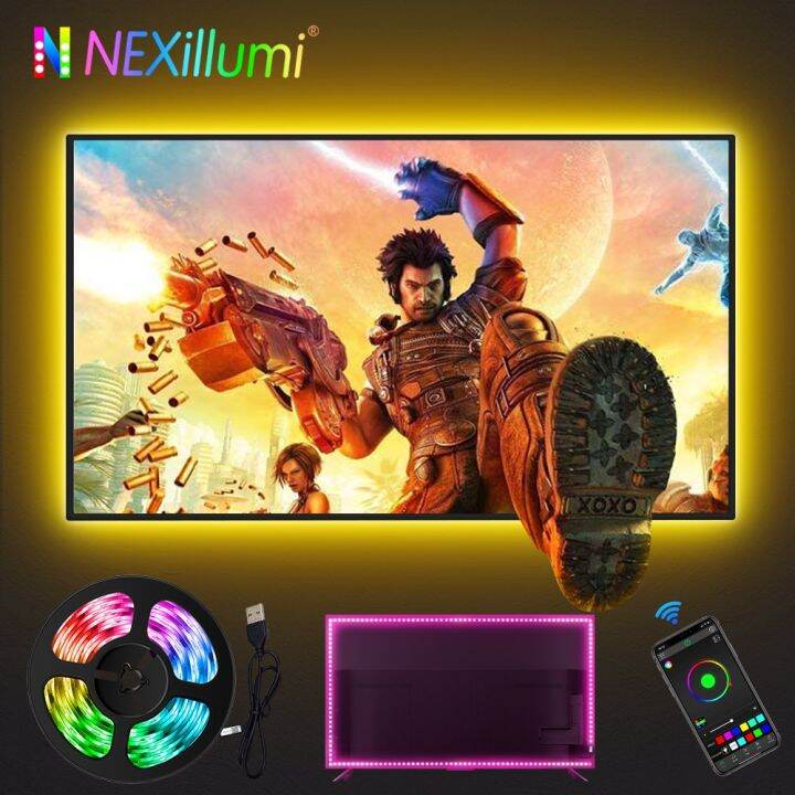 Nexillumi LED Strip Lights 1M15M TV LED Backlight for 22 Inch85 Inch