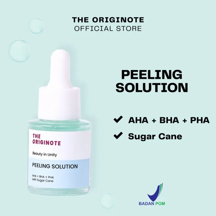 THE ORIGINOTE Peeling Solution AHA BHA PHA 20ml | Serum Eksfoliasi ...
