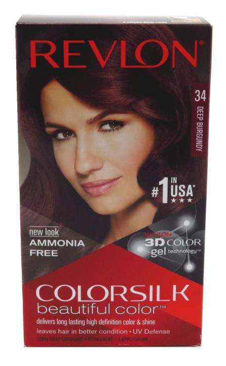 revlon colorsilk deep burgundy 34 hair color | Lazada PH