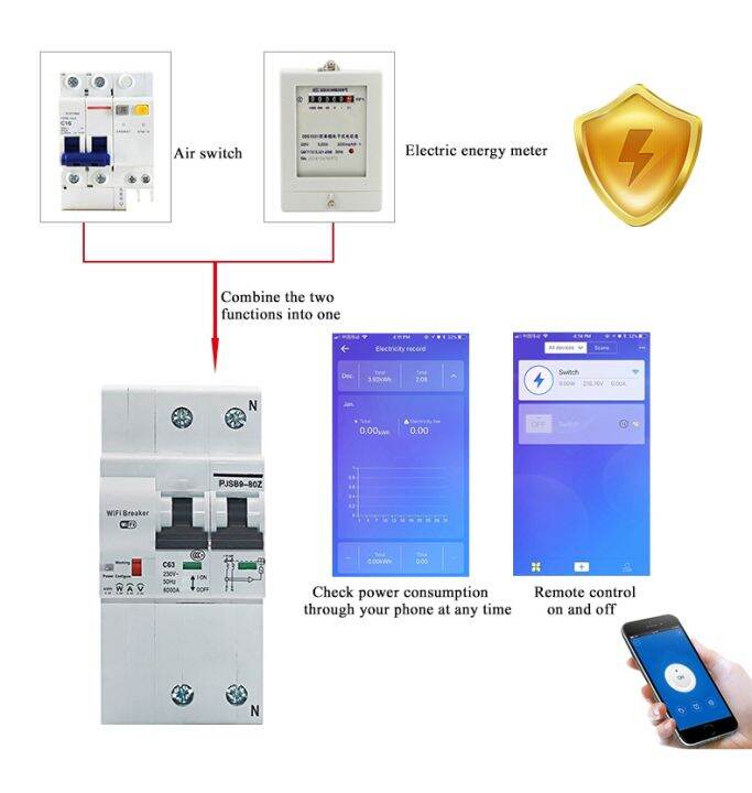 ewelink-2p-wifi-circuit-breaker-energy-monitoring-meter-smart-breaker-alexa-google-home-compatible-lan-control-ifttt-smart-home