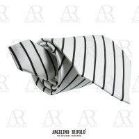 ANGELINO RUFOLO Necktie(NTN1750-ทางรวม) เนคไทผ้าไหมทออิตาลี่ 100% คุณภาพเยี่ยม ดีไซน์ Stripe Pattern สีขาว/สีน้ำเงิน/สีเลือดหมู/สีชมพู/สีน้ำเงิน/สีย้ำตาล/สีม่วง/สีชมพู