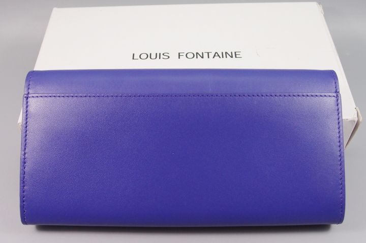 กระเป๋าสตางค์-louis-fontaine-ม่วงทูโทน-ใหม่-แท้-ลดราคา