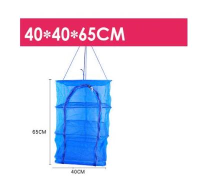 45*45*65cm 3 Layers Fish Net Flake Drying Fishing Net Rack Folding Mesh Hanging Non-Toxic Vegetable Dishes Hanger Dryer J394