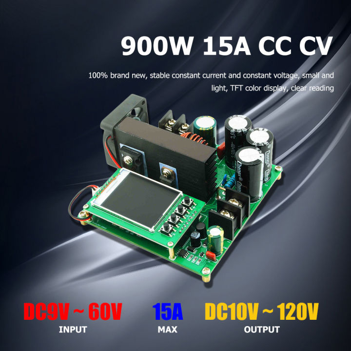 โมดูลเพิ่มพลัง900w-15a-dc-dc-แรงดันกระแสคงที่ซีซีซีวีแปลง-dc