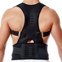 Adjustable Magnetic Posture Back Support Corrector Band Belt ce Shoulder Lumbar Strap Pain Relief Posture Waist Trimmer