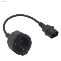 ▬▲♂ UPS PDU Power Extension Cord IEC 320 C14 Male To Schuko European Female Adapter Cable 30cm60cm