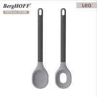 BergHOFF ชุดทัพพีตักเซิร์ฟสลัดไนล่อน  รุ่น Leo ทนทาน  30.5 ซม. สีเทา  3950101