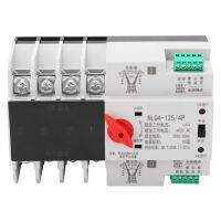 สวิทช์โอนอัตโนมัติ Din Rail ติดตั้ง4P 3 ‑Phase 4 ‑Wire ไฟสำรอง400V 100A