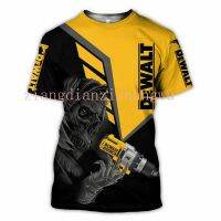 Xzx180305 electronic device dwalt-t-shirt 3D printing growth Casual Short Sleeve Jersey