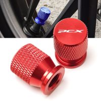 With logo Motorcycle CNC Wheel Tire Valve caps Airtight Covers For HONDA PCX 125 PCX125 PCX 150 PCX150 2010-2020 2019 2018 2017