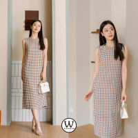 ชุดเดรส ชุดเที่ยว ชุดแฟชั่น We Payton Brown Dress - Woolwave