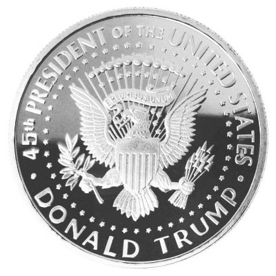 เหรียญสารพัดประโยชน์ของ45th รัฐประธานาธิบดีโดนัลด์ทรัมป์/เหรียญสะสมชุบเหรียญที่ระลึกของที่ระลึกงานศิลป์งานฝีมือ