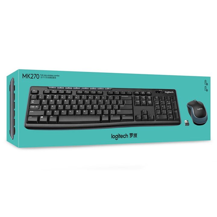 logitech-mk270-คีย์บอร์ดไร้สายและเมาส์-2-4-ghz