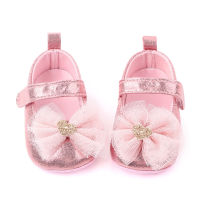 2023รองเท้าเด็ก Bowknot สาวเด็กเจ้าหญิงรองเท้าในร่ม Soft Sole ลื่นรองเท้าเด็กวัยหัดเดิน Pre Step รองเท้า First Walkers