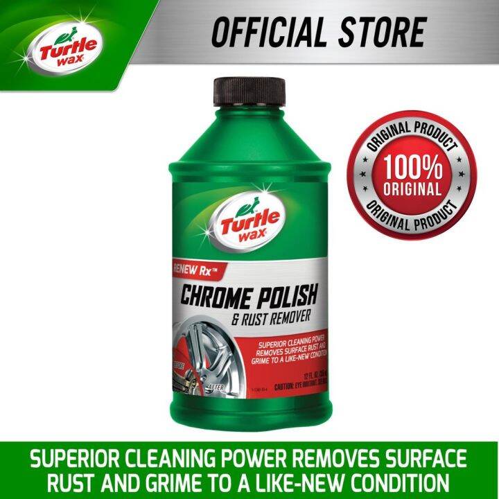 Turtle Wax Chrome Polish & Rust Remover T280RA 355ml Lazada PH