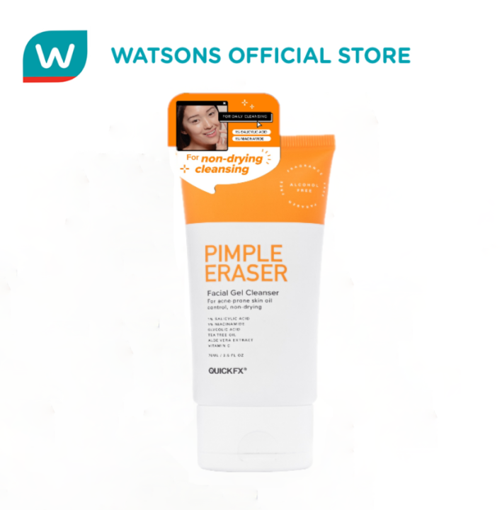 QUICKFX Pimple Eraser Facial Gel Cleanser 75ML Lazada PH