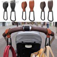 ✟☇▲  Portable Bicycle Hook PU Leather Double-layer Strong Hook 360 Degree Rotatable Baby carriage Hook Mountaineering Waist Buckle