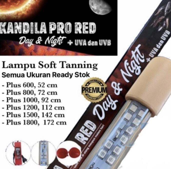 Kandila Pro Red Day And Night Lampu Led View Aquarium Ikan Plus