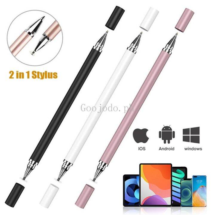 2 In 1 Universal Stylus Pen for Tablet Mobile Android IOS Apple Phone IPad Drawing Tablet