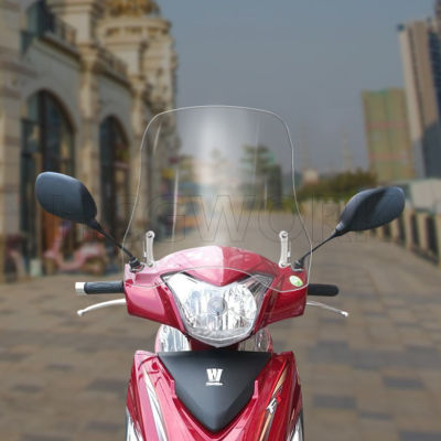 อุปกรณ์เสริมรถจักรยานยนต์กระจกหน้ารถ Hd โปร่งใสสำหรับ Haojue Vf100 Vf125
