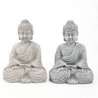 เครื่องประดับพระพุทธรูปจีนใหม่ส่งออก small sitting buddha งานหัตถกรรมรูปปั้นเรซิ่นพระพุทธรูปยิ้ม