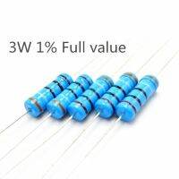 10PCS 3W Metal Film Resistor Tolerance 1 Full Range of Values(0.1 to 2M)