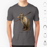 Armadillo T Diy Cotton Armadillo Vintage Medieval Spear Helmet Battle Surreal Animals Opifan Fan