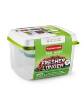 RUBBERMAID - ชุดกล่องเก็บผัก FRESHWORKS 4 ชิ้นรวมฝา