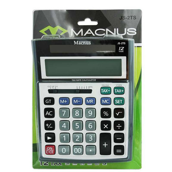 macnus-เครื่องคิดเลข-js-2ts-black-calculator-12tax