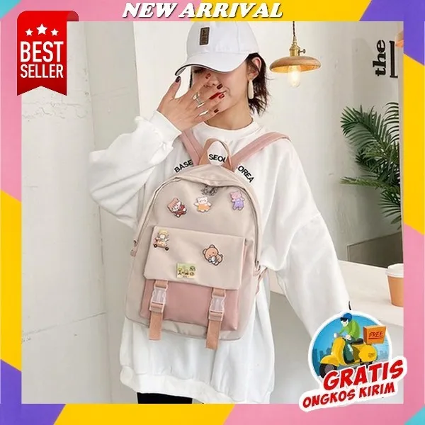 Flash Sale Tas Ransel Wanita Terbaru 2023 Back Pack Wanita Lagi Viral  Kekinian Tas Ransel Wanita Allena Viral